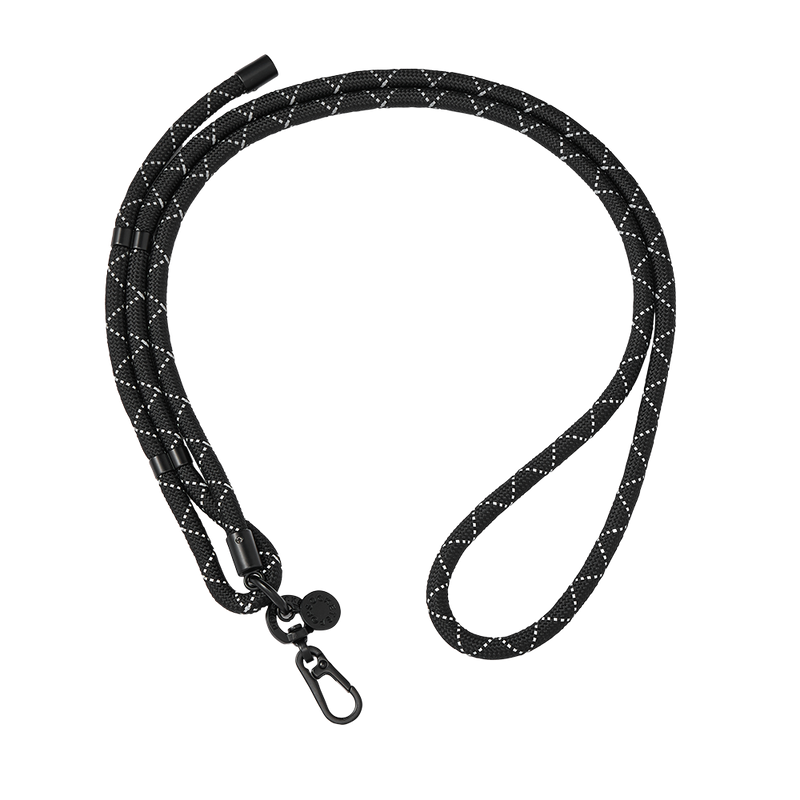 Paracord Black Stitched Strap