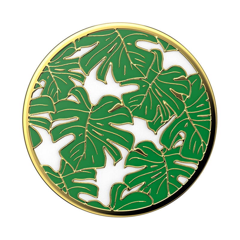 Monstera Polished Enamel PopGrip