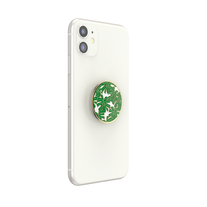 Monstera Polished Enamel PopGrip, PopSockets