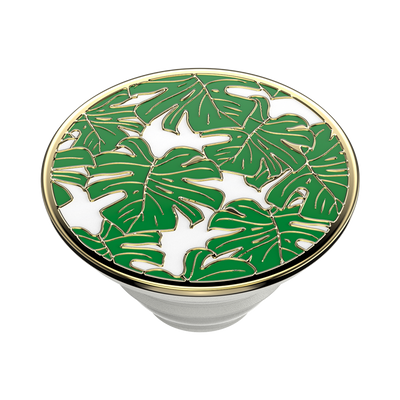 Monstera Polished Enamel PopGrip