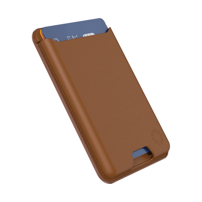 Cognac Softgoods PopWallet for MagSafe