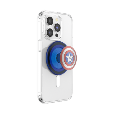 Enamel Captain America's Shield PopGrip for MagSafe