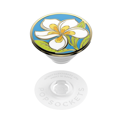 Plumeria Polished Enamel PopGrip