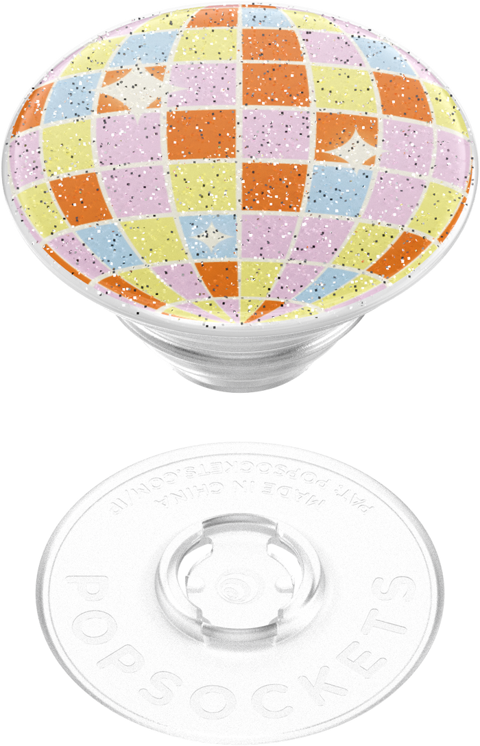 Retro Disco Glitter PopGrip, PopSockets