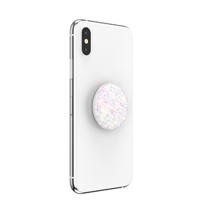 Iridescent Confetti White PopGrip, PopSockets