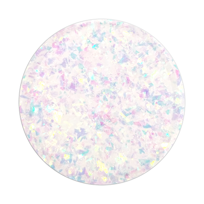 Iridescent Confetti White PopGrip