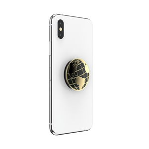 Globe Trotter Polished Enamel PopGrip, PopSockets