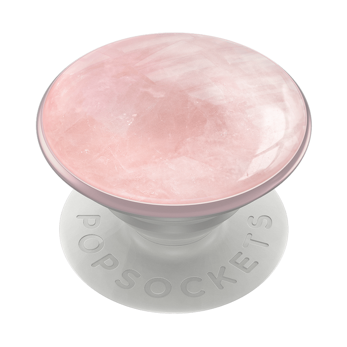 Rose Quartz Genuine Gemstone PopGrip, PopSockets