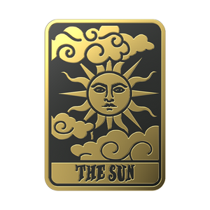 Enamel Sun Tarot Card PopGrip, PopSockets